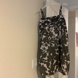 Old Navy cotton lined soft gray summer dress